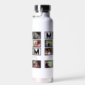 Bouteille D'eau Elégant Custom Happy Mothers Day 9 Photo Collage (Plage)