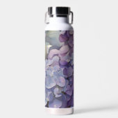 Bouteille D'eau élégant doux clair violet floral (Avant)