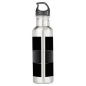 Bouteille D'eau Élégant écriture de script de monogramme modifiabl (Dos)
