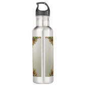 Bouteille D'eau Elegant Gold Ornate Water Bottle (Dos)