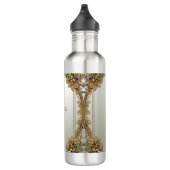 Bouteille D'eau Elegant Gold Ornate Water Bottle (Droite)