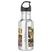 Bouteille D'eau Elégant Huit Photo Famille Conception Collage (Devant)