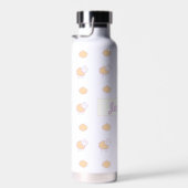 Bouteille D'eau Elégant Mignonne Mouton Rose Avec Nuages Motif (Plage)
