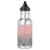 Bouteille D'eau Élégant Rose Gold Parties scintillant Empreinte de (Droite)