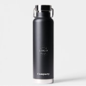 Bouteille d'eau élégante avec logo personnalisé et (Avant)