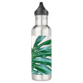 Bouteille D'eau Elégante feuille de palmier tropicale jungle tropi (Droite)