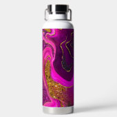 Bouteille D'eau Elégante parties scintillant en marbre rose faux o (Plage)