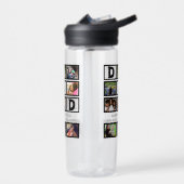 Bouteille D'eau Élégante Personnalisation Bonne Fête des pères 9 P (Gauche)