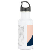 Bouteille D'eau Eléged marble gold peach (Dos)