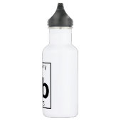 Bouteille D'eau Élément 051 - Sb - antimoine (plein) (Droite)