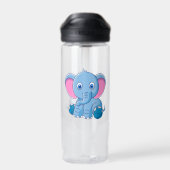 Bouteille D'eau Eléphant Bébé mignon (Arrière)