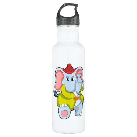 Bouteille D'eau Elephant comme pompier avec Proboscis (Devant)