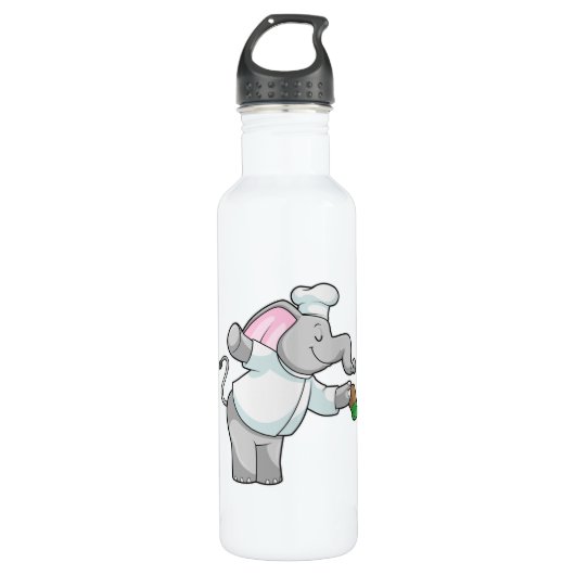 Bouteille D'eau Elephant en chef avec shaker de sel (Devant)