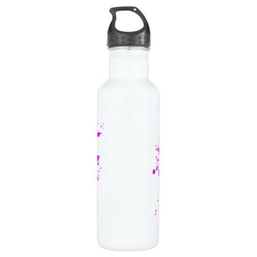 Bouteille D'eau Eléphant rose en colère (Dos)