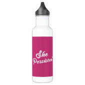 Bouteille D'eau "Elle a persisté" expression politique de (Gauche)