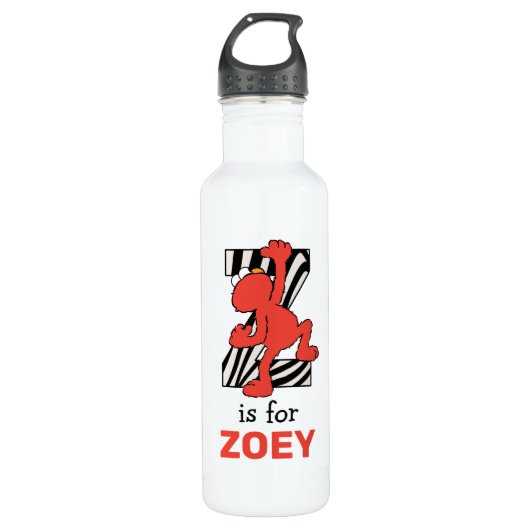 Bouteille D'eau Elmo Alphabet | Z Zebra (Devant)