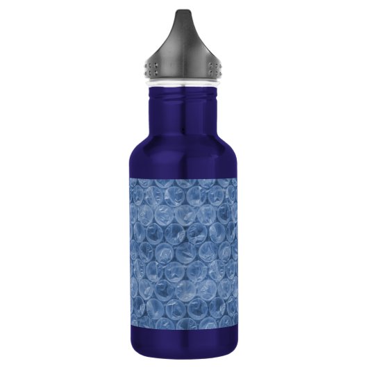 Bouteille D'eau Emballage de bulle bleue (Gauche)