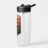 Bouteille D'eau Emblème du coucher du soleil dans le parc national (Gauche)