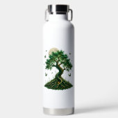 Bouteille D'eau emerald magic tree latte mug (Avant)