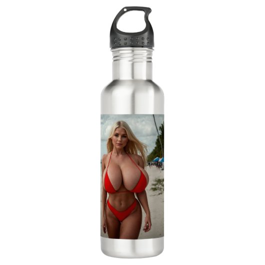 Bouteille D'eau Emily Curvee Beach Water Bottle (Devant)