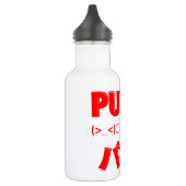 Bouteille D'eau Émoticônes de punch japonais (Gauche)