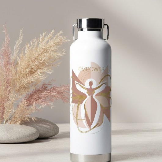 Bouteille D'eau Empower Abstract Gold Female
