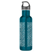 Bouteille D'eau Empreinte de léopard Silver Glam (Dos)