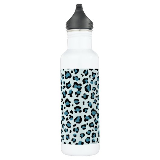 Bouteille D'eau Empreinte de léopard, Spots de léopard, Leopard bl (Droite)