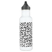 Bouteille D'eau Empreinte de léopard, Zones Léopard, Noir Et Blanc (Droite)