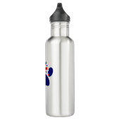 Bouteille D'eau Empreinte de patte du Drapeau australien (Droite)