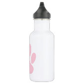 Bouteille D'eau Empreinte rose (Droite)