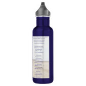 Bouteille D'eau empreintes dans le sable (Droite)