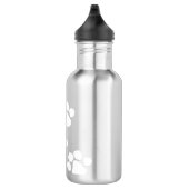 Bouteille D'eau Empreintes de pattes animaux (Droite)