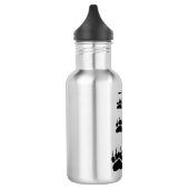 Bouteille D'eau Empreintes de pattes d'ours (Gauche)