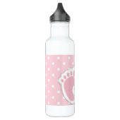 Bouteille D'eau Empreintes filles mignonnes roses (Gauche)