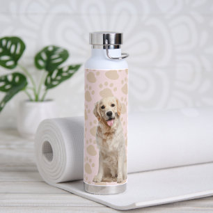 Bouteille D'eau Empreintes Golden Retriever