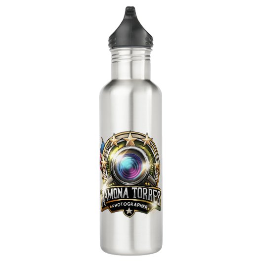 Bouteille d'eau en acier (Droite)