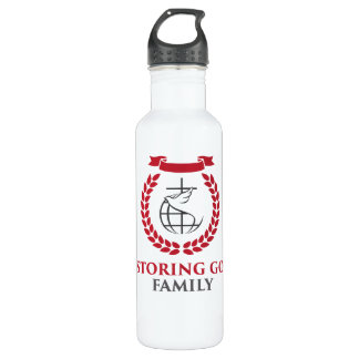 Bouteille d'eau en acier blanche de RGF 24oz