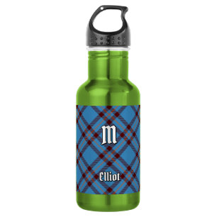 Bouteille d'eau en acier Clan Elliot Tartan Ancien