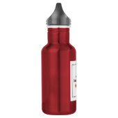 Bouteille d'eau en acier – focusdesign (Gauche)