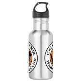 BOUTEILLE D'EAU EN ACIER INOXYDABLE . (Devant)