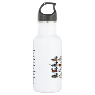 Bouteille D'eau En Acier Inoxydable 12 canards avec la clé