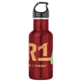 Bouteille D'eau En Acier Inoxydable 2R1 (2 espèces - 1 pensé) (Devant)