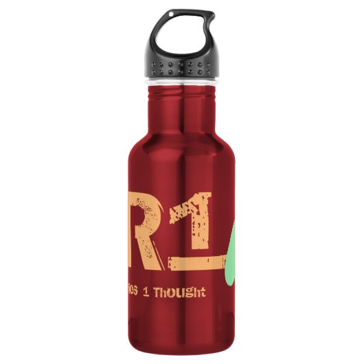 Bouteille D'eau En Acier Inoxydable 2R1 (2 espèces - 1 pensé) (Devant)