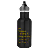 BOUTEILLE D'EAU EN ACIER INOXYDABLE A.M.P.U.T.E.E. (Droite)