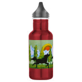 Bouteille D'eau En Acier Inoxydable À travers la prairie (Gauche)