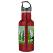Bouteille D'eau En Acier Inoxydable À travers la prairie (Dos)