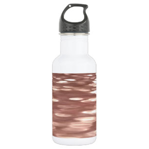 Bouteille D'eau En Acier Inoxydable Abstract #3: Copper Rose Gold