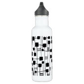 Bouteille D'eau En Acier Inoxydable Abstrait 111211 - Noir (Droite)