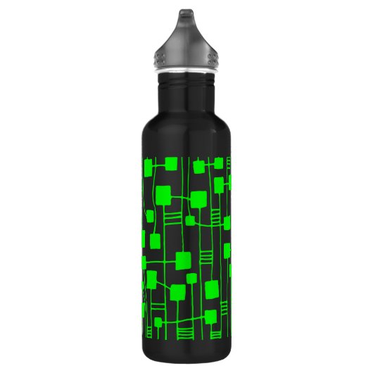 Bouteille D'eau En Acier Inoxydable Abstrait 111211 - Vert (Droite)